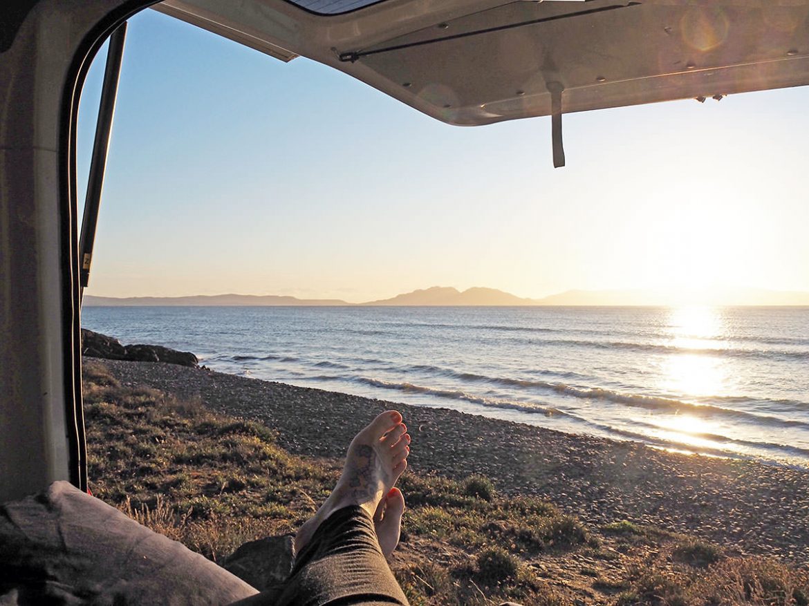 Tasmanien Campervan Wildzelten