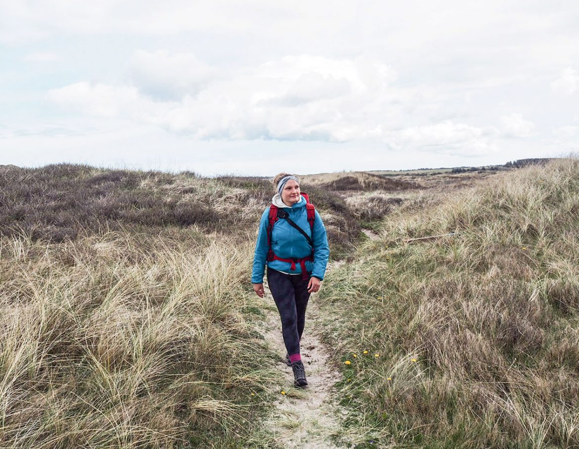 Auf dem Nordseewanderweg durch Dänemark Wandern in Dänemark auf dem Nordseewanderweg