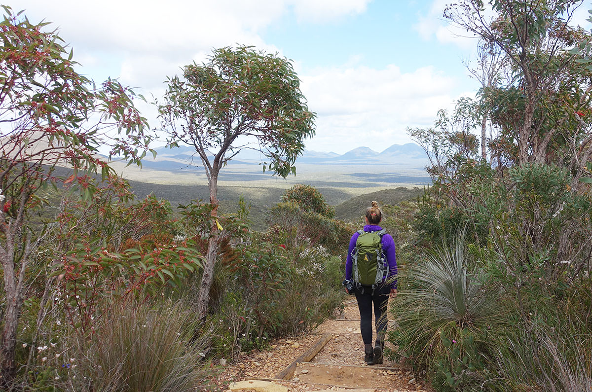Bergwanderung in der Stirling Range in Westaustralien