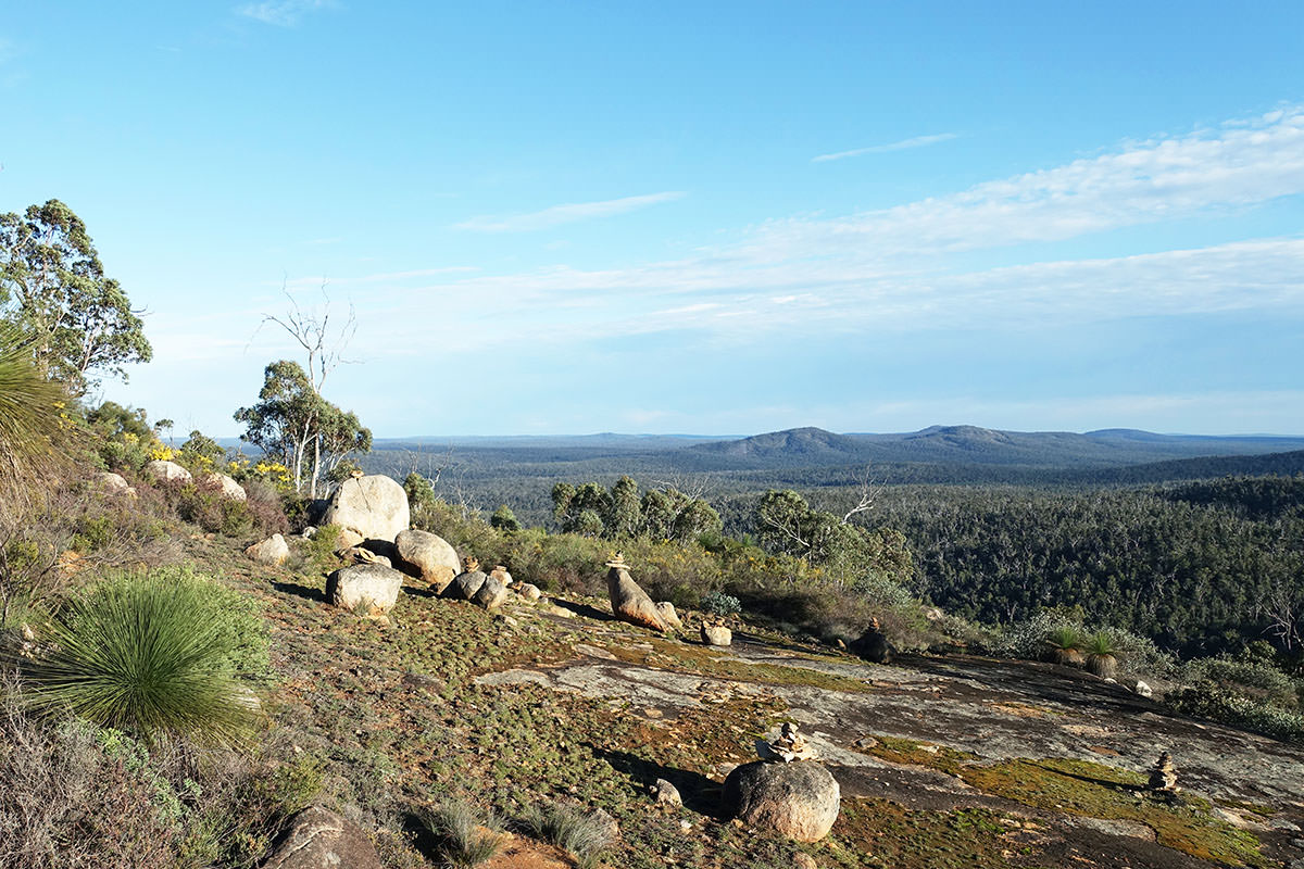 Bergwanderung auf Mount Cooke in Westaustralien