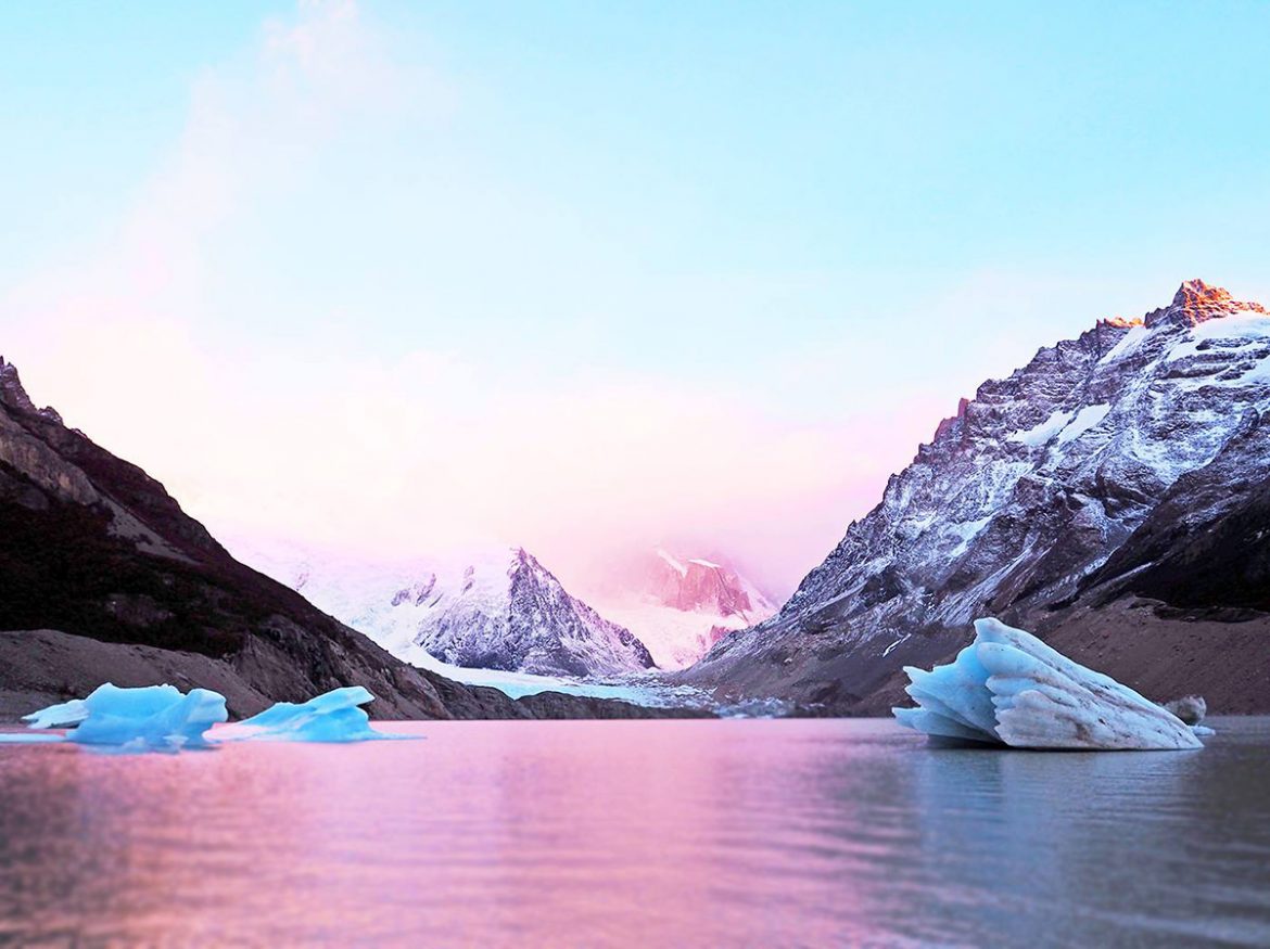 Patagonischer Trekking-Traum: 3-Tages-Tour zu Cerro Torre und Fitz Roy laguna torre sonnenaufgang