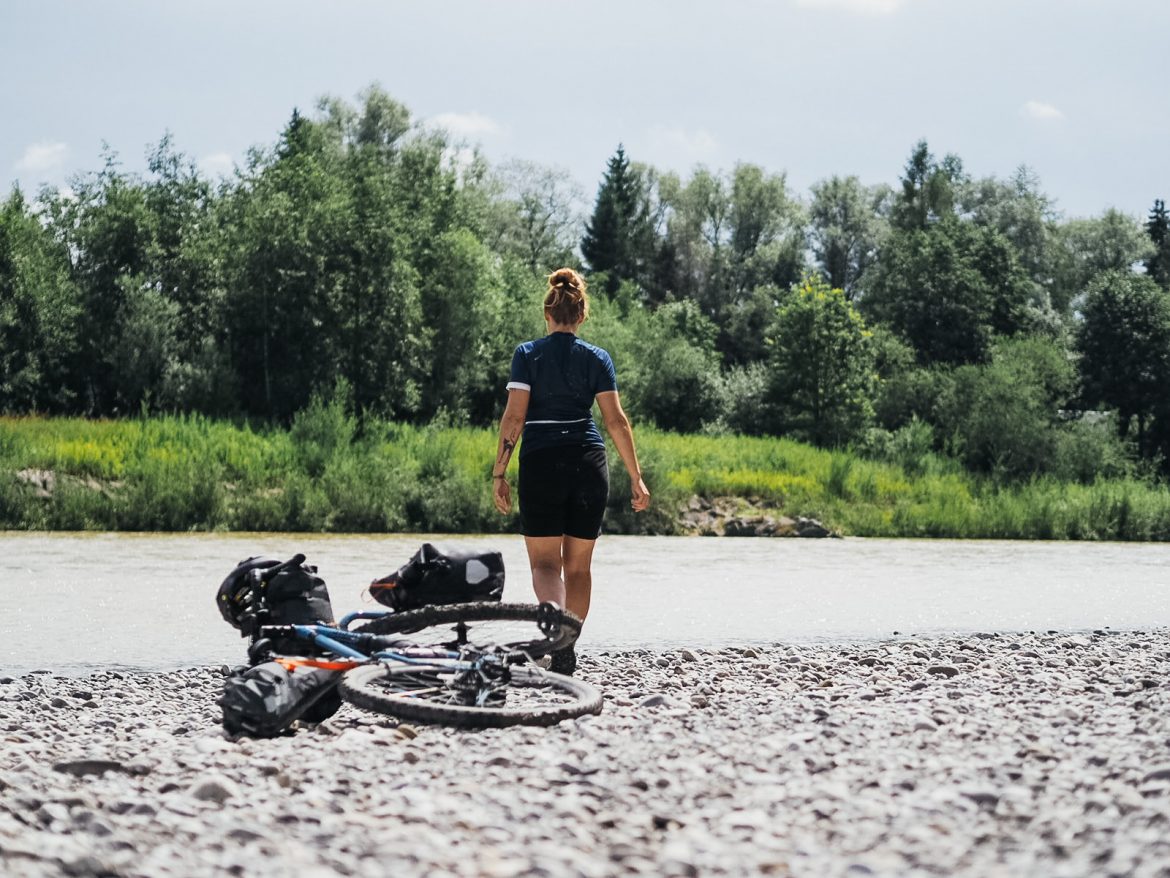 Auf dem Iller-Radweg von Ulm nach Oberstdorf