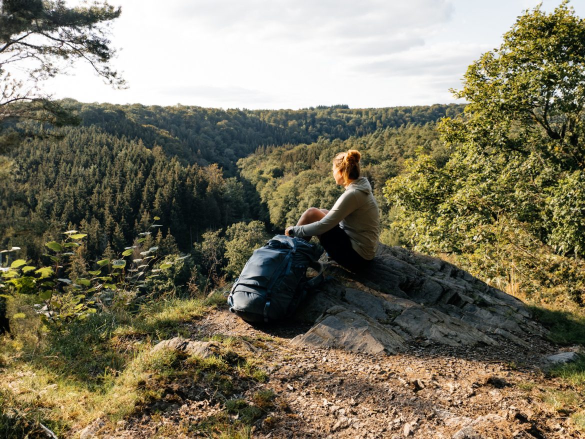 Wandern in den belgischen Ardennen: auf dem GR16 durchs Semois-Tal Aussichtspunkt im Semois-Tal
